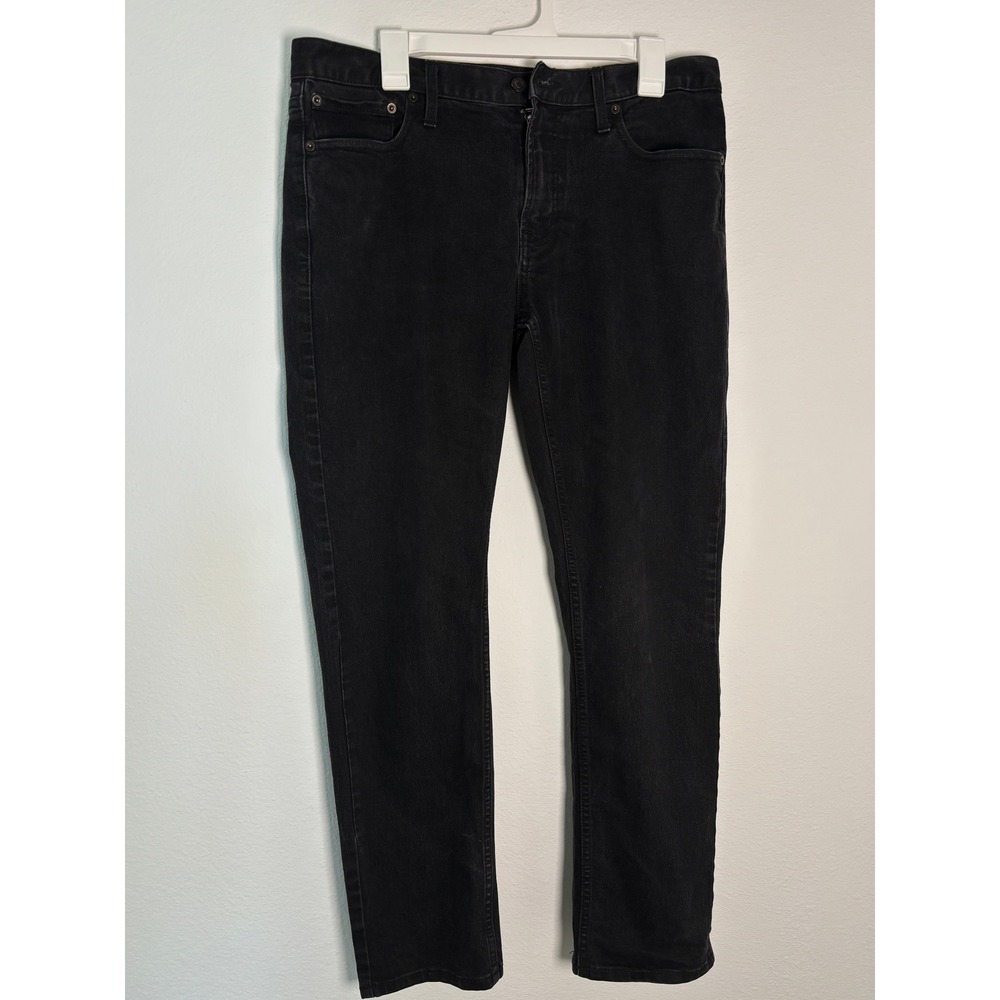 Old Navy Slim Built-In Flex Jeans Mens Black Stretch Denim Pants